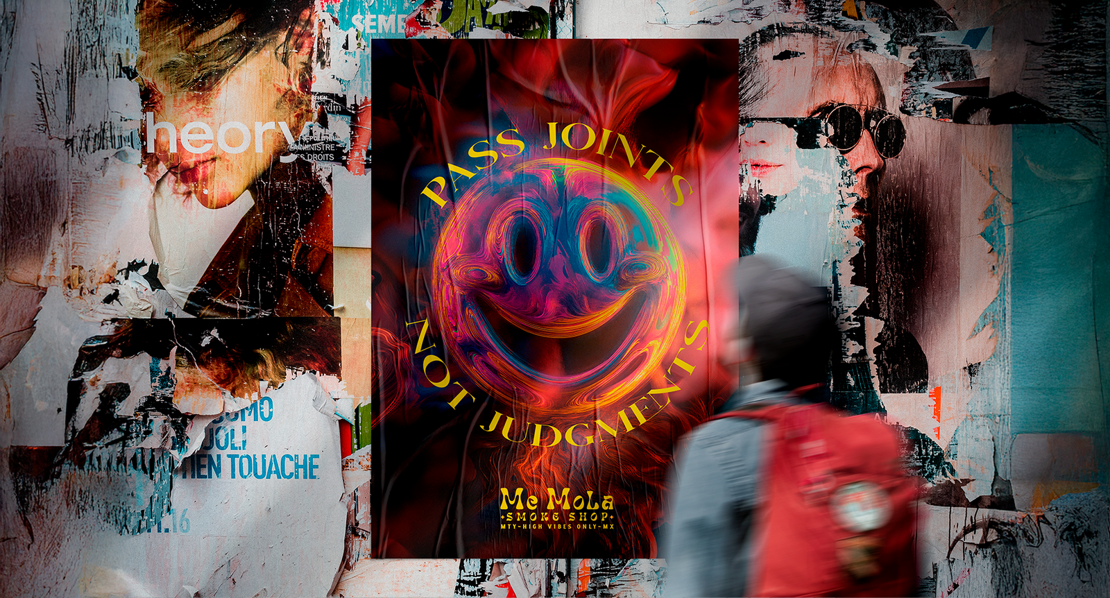 Branding y comunicación visual desarrollada por ATO para la tienda Me Mola.